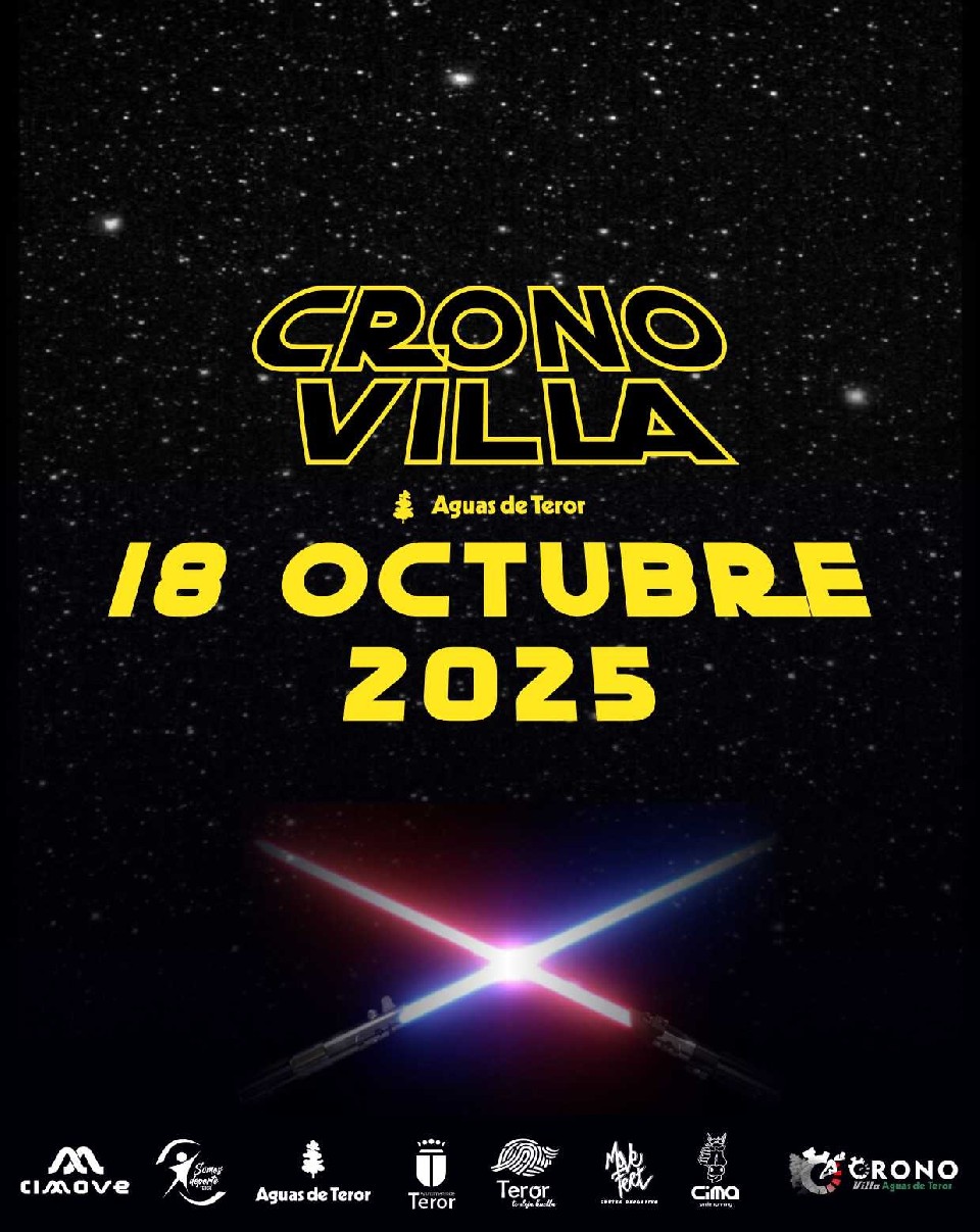 Cartel de 9º Cronovilla Aguas de Teror 2025 en Teror, Las Palmas
