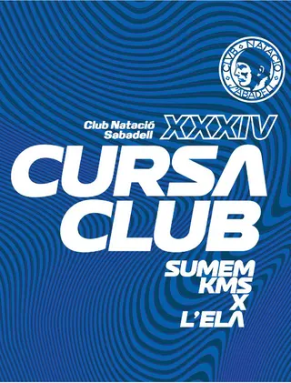 Cartel de XXXIV CURSA DEL CLUB NATACIÓ SABADELL en Sabadell, barcelona