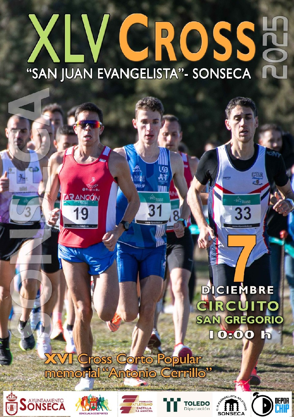 Cartel de XLV Cross San Juan Evangelista XVI Cross Popular “memorial Antonio Cerrillo” en Sonseca, Toledo