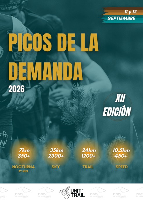 Cartel de PICOS DE LA DEMANDA en Ezcaray, la rioja