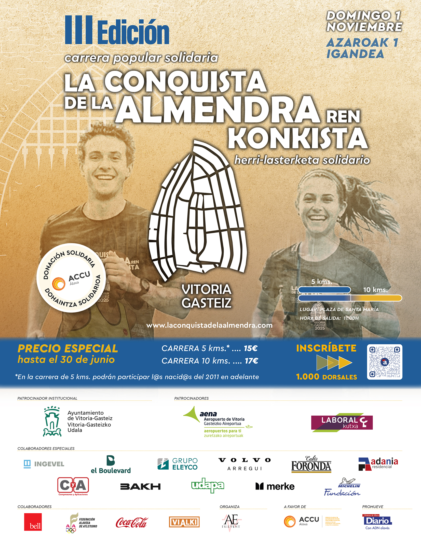 Cartel de LA CONQUISTA DE LA ALMENDRA en Vitoria, alava