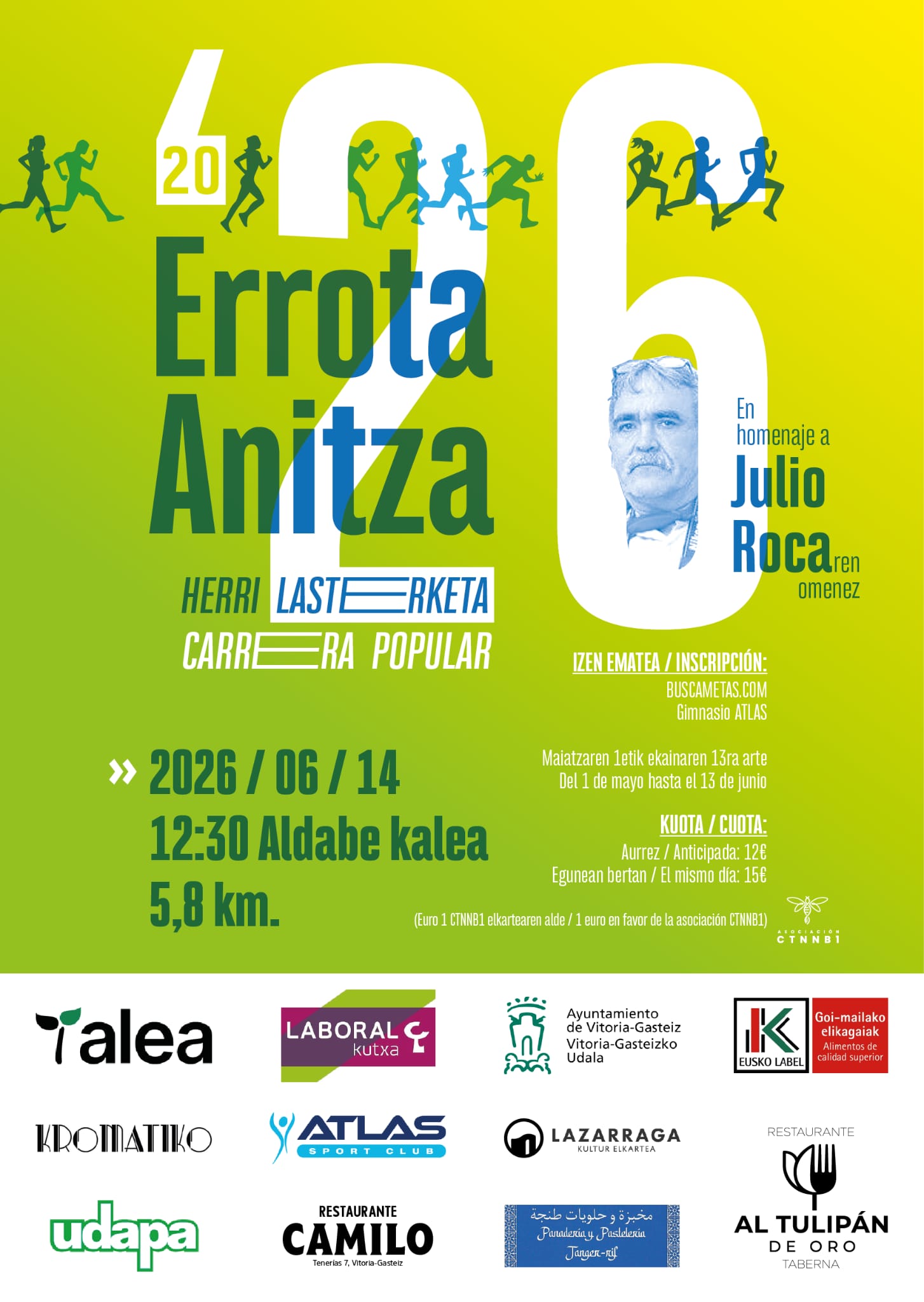 Cartel de ERROTA ANITZA HERRI LASTERKETA en Vitoria-Gasteiz, vizcaya