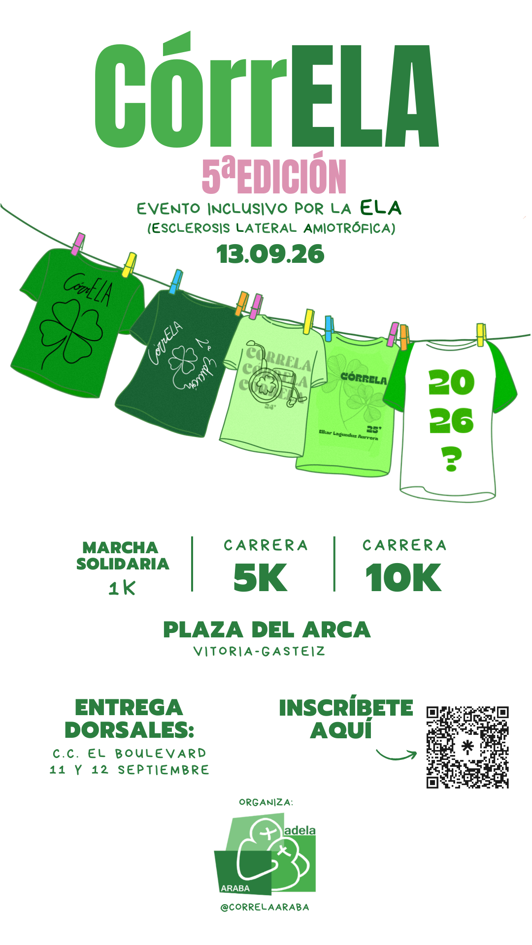 Cartel de CÓRRELA ARABA en Vitoria-Gasteiz, alava