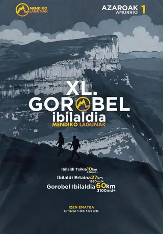 Cartel de GOROBEL IBILALDIA en Amurrio, alava