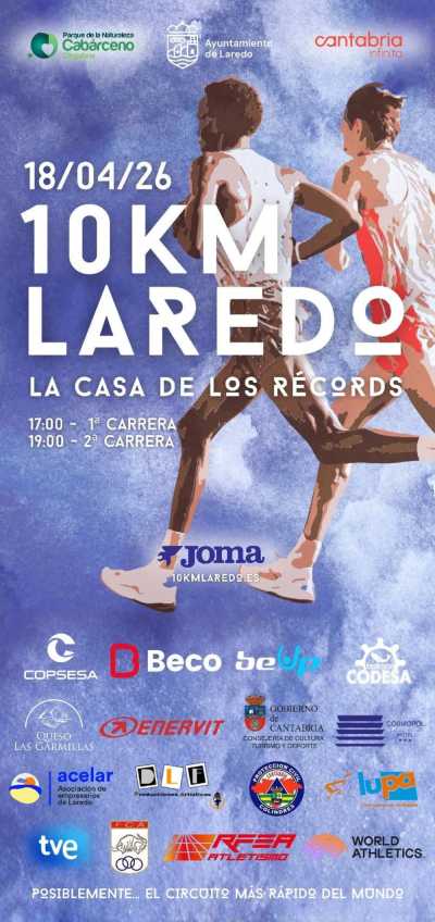Cartel de 10K Villa de Laredo en Laredo, Cantabria