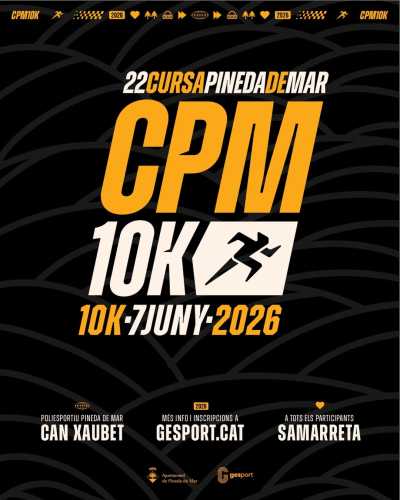 Cartel de 22ª Cursa Pineda de Mar en Pineda de Mar, cataluna