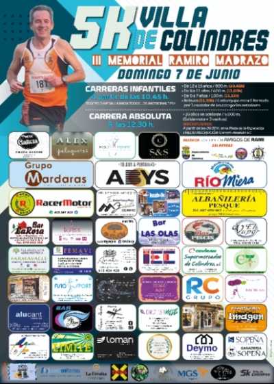 Cartel de 5k Colindres en Colindres, cantabria
