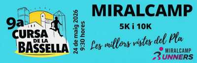Cartel de 9ª Cursa De La Bassella en Miralcamp, Barcelona