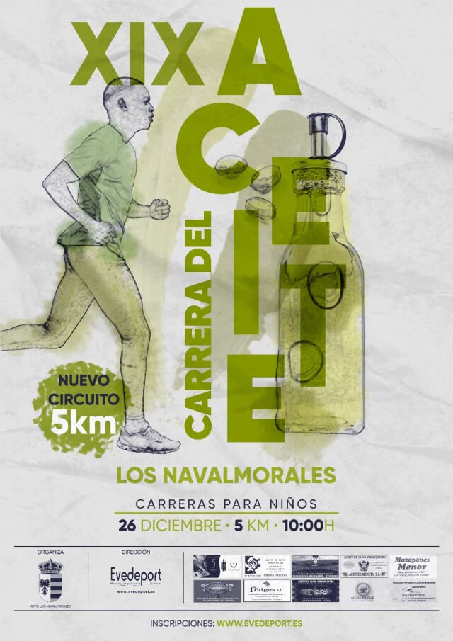 Cartel de XXII Carrera del Aceite de los Navalmorales en Navalmorales (Los), Toledo