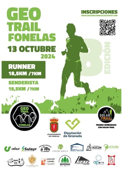 Cartel de I Gtf Geo-Parque Trail Fonelas en Fonelas, Granada