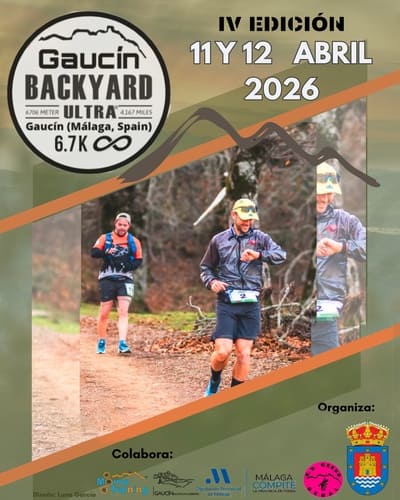 Cartel de Gaucín Backyard Ultra en Gaucín, Málaga