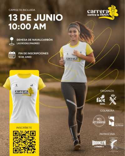 Cartel de Carrera contra la Trata en Las Rozas de Madrid, Madrid