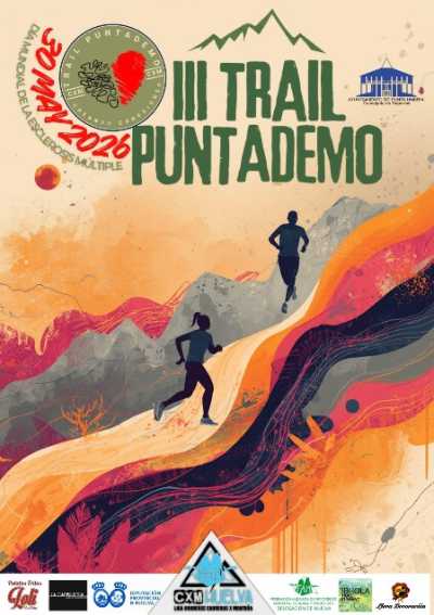 Cartel de III CxM Trail Puntademo Punta Umbria en Punta Umbria, Huelva