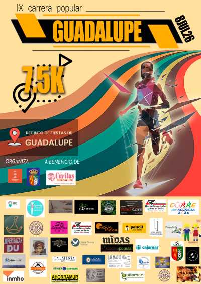 Cartel de Carrera Popular de Guadalupe - Murcia en Guadalupe, murcia