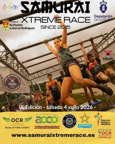 Cartel de IX Samurai XTreme Race As Pontes en As Pontes, A Coruña