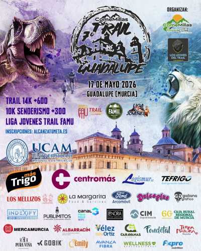 Cartel de VII Guadalupe Trail en Guadalupe, Murcia