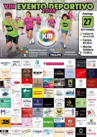 Cartel de Carrera Popular KM de recuerdos "Villa de Aspe" en Aspe, valencia
