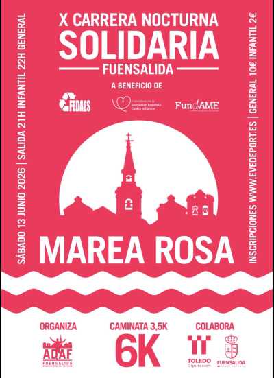 Cartel de X Carrera Nocturna Fuensalida en Fuensalida, Toledo
