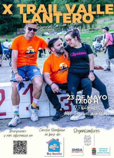 Cartel de X Trail Valle de Lantero en San Martin Del Rey Aurelio, Asturias