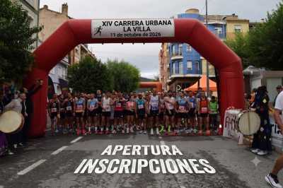 Cartel de XIV Carrera Urbana La Villa · Domingo, 11 de octubre de 2026 en Moratalla, murcia