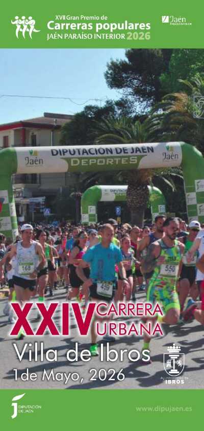 Cartel de XXIV Carrera Urbana Villa de Ibros en Ibros, andalucia