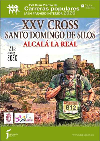 Cartel de XXV CROSS SANTO DOMINGO DE SILOS en Alcalá la Real, jaen