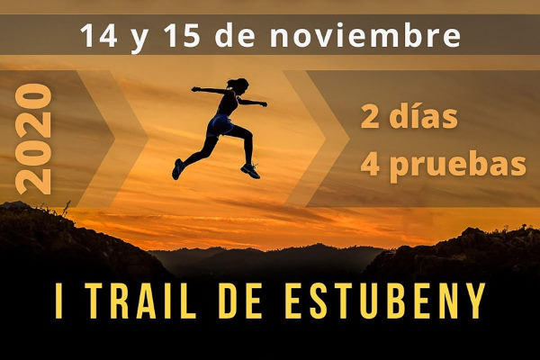 Cartel de I Trail Estubeny en Estubeny, Valencia