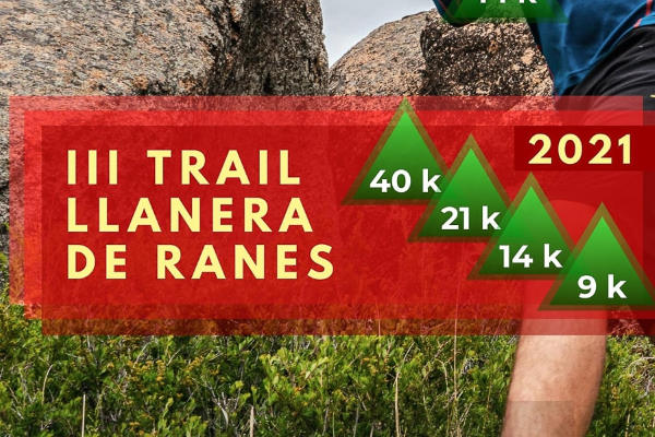 Cartel de III Trail Llanera de Ranes en Llanera de Ranes, Valencia
