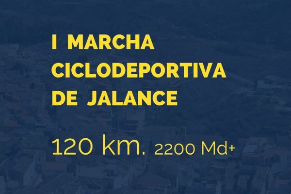 Cartel de I Marcha Ciclodeportiva Jalance en Jalance, Valencia