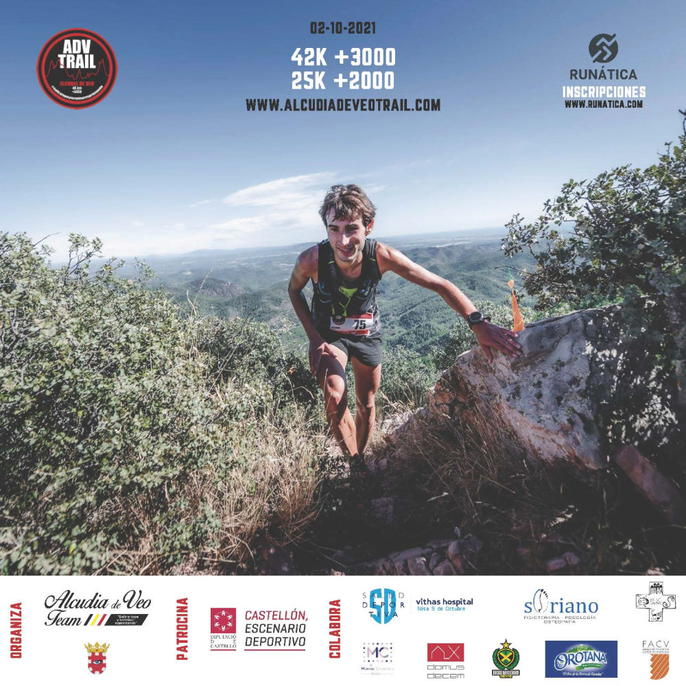 Cartel de IX Alcudia de Veo Trail en Alcudia de Veo, Castellón