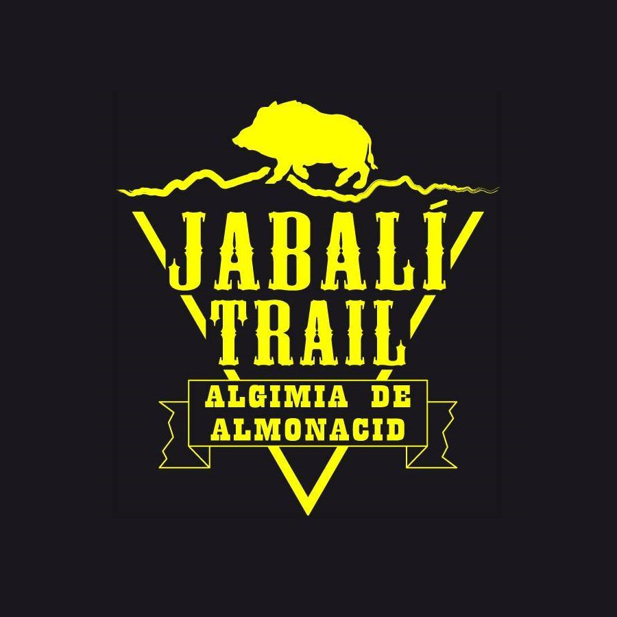 Cartel de VIII Jabalí Trail en Algimia de Almonacid, Castellón