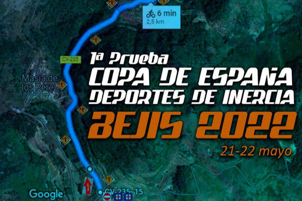 Cartel de I Prueba Copa España Deportes de Inercia en Bejís, Castellón