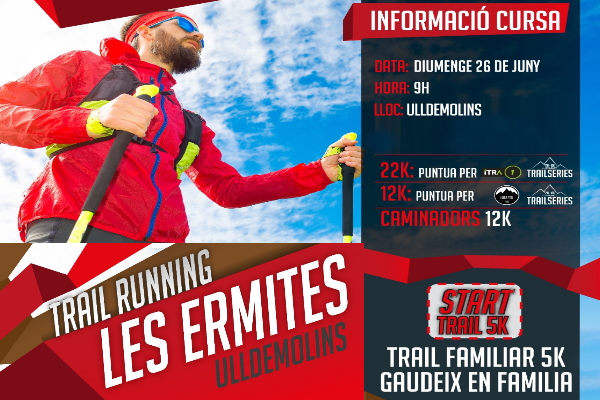Cartel de TrailSeries Les Ermites Ulldemolins en Ulldemolins, Tarragona