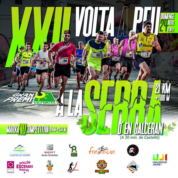 Cartel de XXII Volta a Peu a La Serra d'en Galceran en La Serra d'en Galceran, Castellón