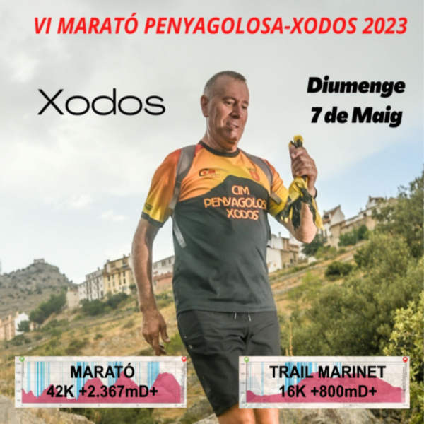 Cartel de VI Marató Penyagolosa Xodos en Xodos, Castellón