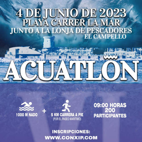 Cartel de VI Acuatlón El Campello en El Campello, Alicante