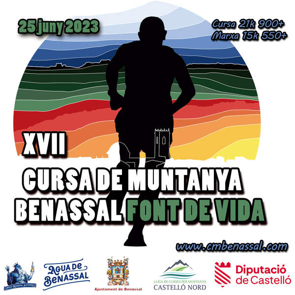Cartel de XVII Cursa de Muntanya Benassal en Benassal, Castellón