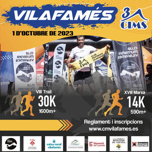 Cartel de 3 Cims Vilafamés en Vilafamés, Castellón