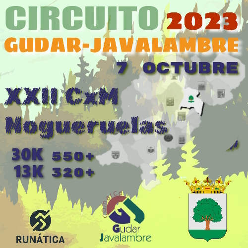 Cartel de XXII CxM Nogueruelas en Nogueruelas, Teruel