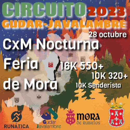 Cartel de IV CdM Nocturna Feria de Mora en Mora de Rubielos, Teruel