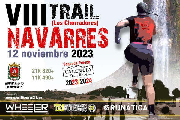 Cartel de VIII Trail Navarrés en Navarrés, Valencia