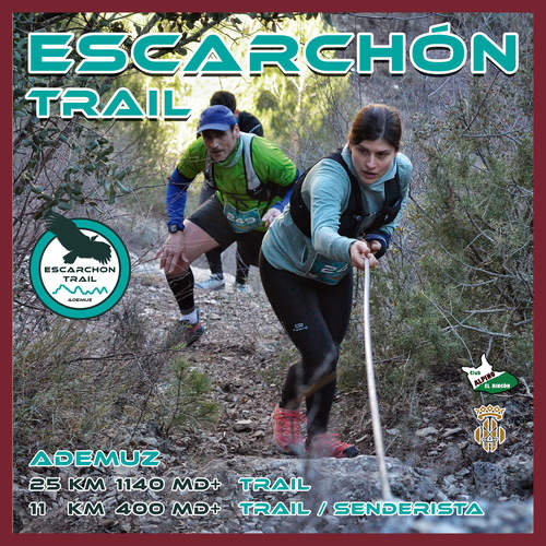 Cartel de VIII Escarchón Trail en Ademuz, Valencia