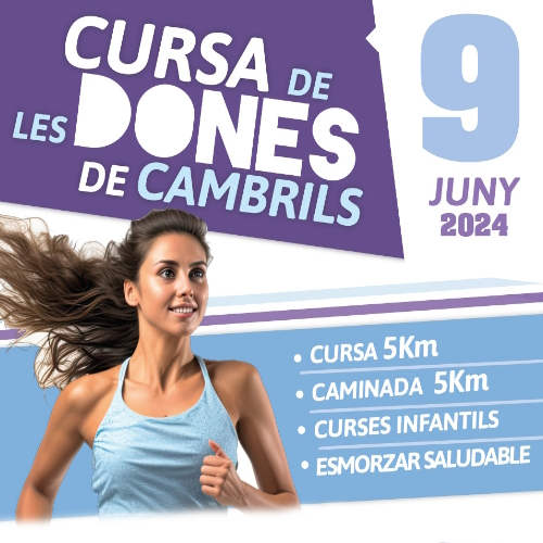 Cartel de Cursa de les Dones de Cambrils en Cambrils, Tarragona