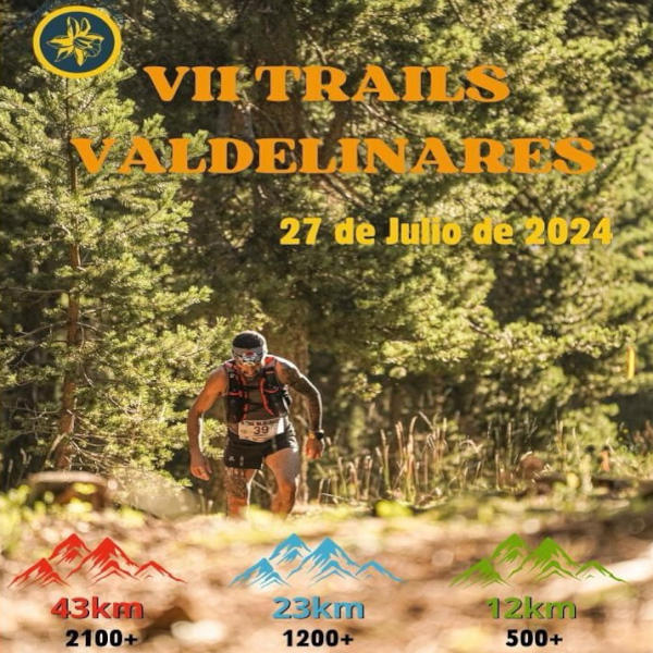 Cartel de VII Valdelinares Trails en Valdelinares, Teruel