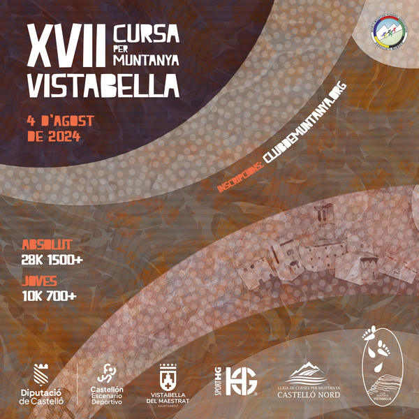 Cartel de XVII Cursa per Muntanya Vistabella en Vistabella del Maestrat, Castellón
