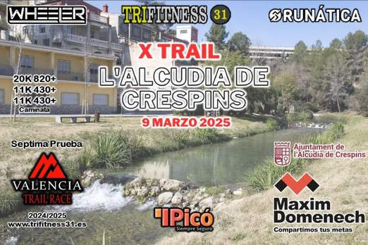Cartel de X Trail l'Alcúdia de Crespins en Alcúdia de Crespins, Valencia