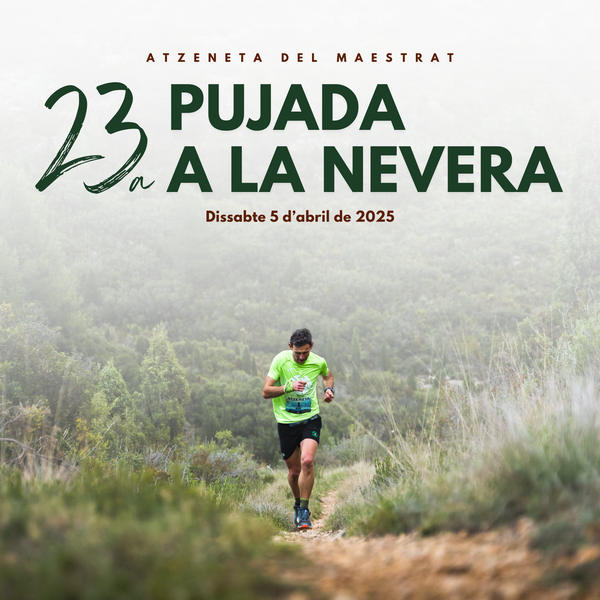 Cartel de XXIII Pujada a la Nevera en Atzeneta del Maestrat, Castellón