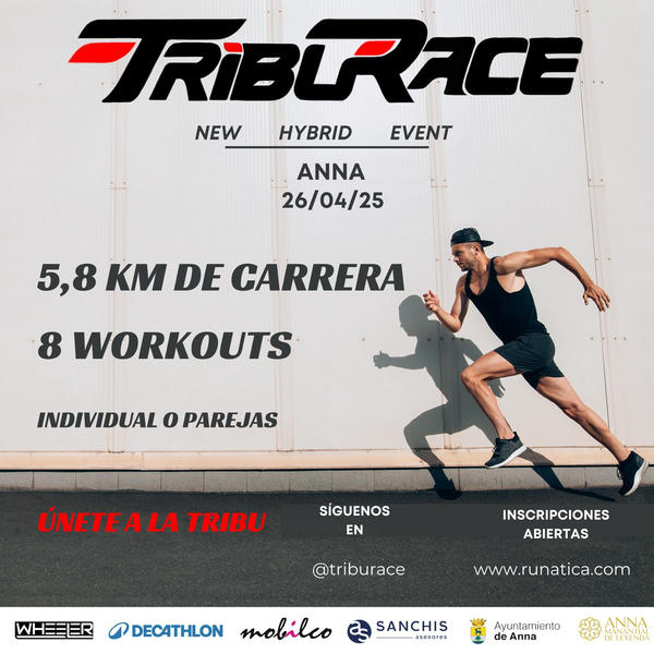 Cartel de Tribu Race Anna en Anna, Valencia