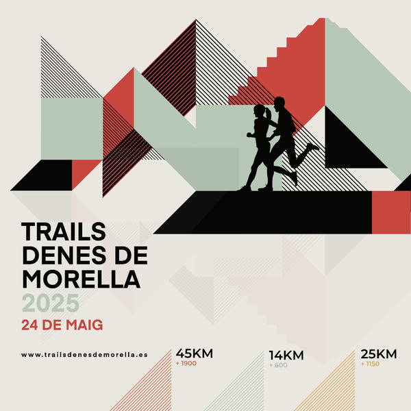 Cartel de V Trails Denes de Morella en Morella, Castellón