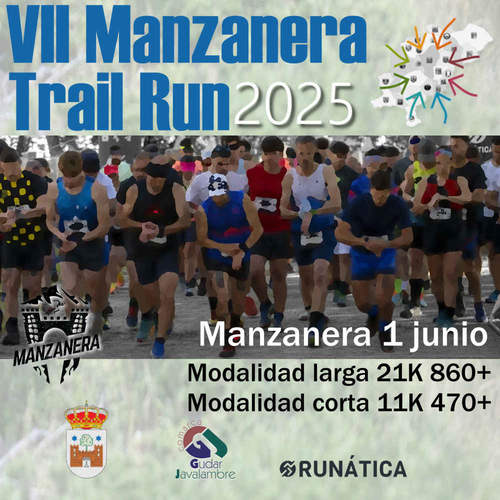 Cartel de VII Manzanera Trail Run en Manzanera, Teruel